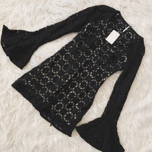🍭Free People "Back to Back" crochet mini dress 🍭